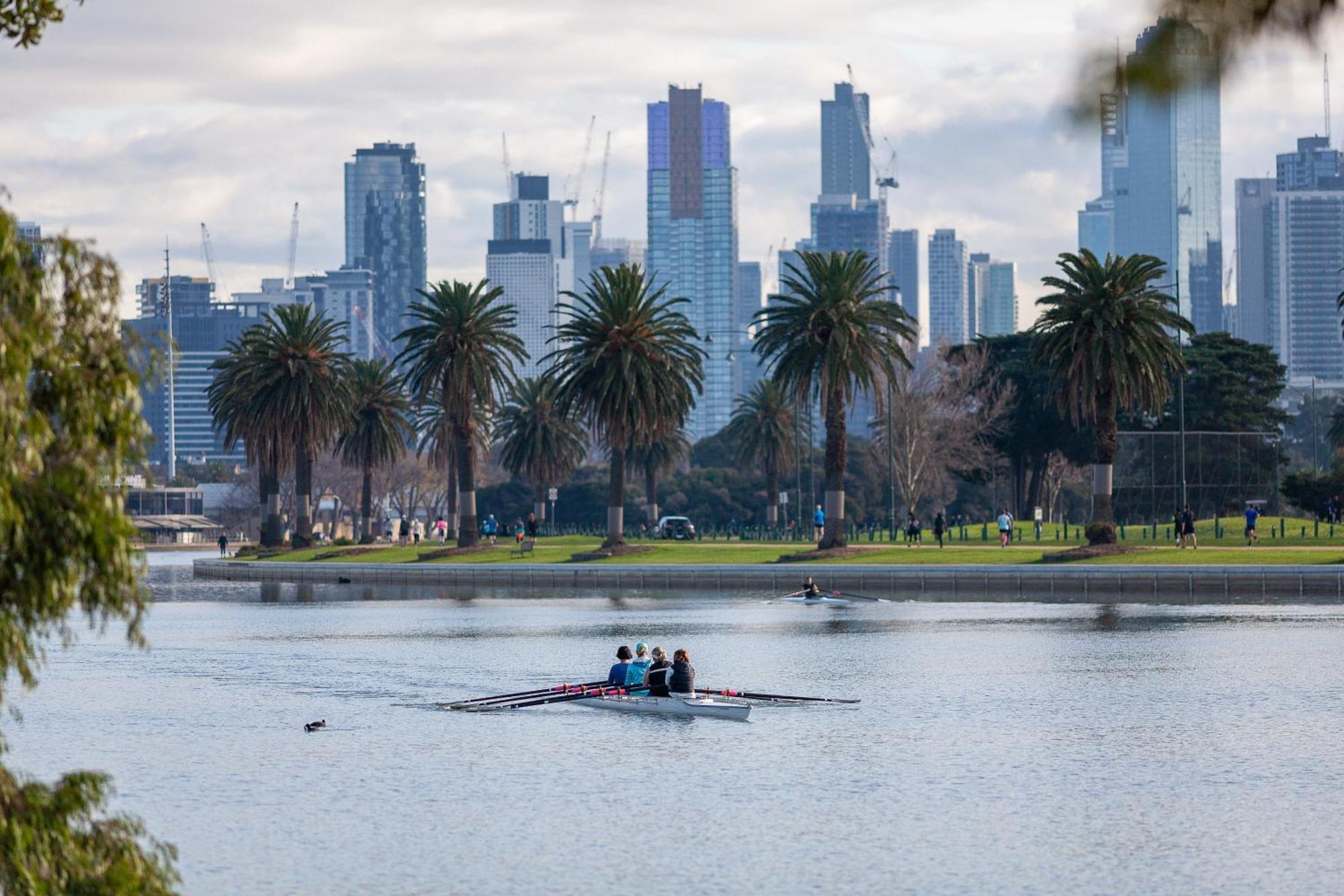 Modern Quiet 1 & 2 Bed Apt Opposite Albert Park Melbourne Buitenkant foto