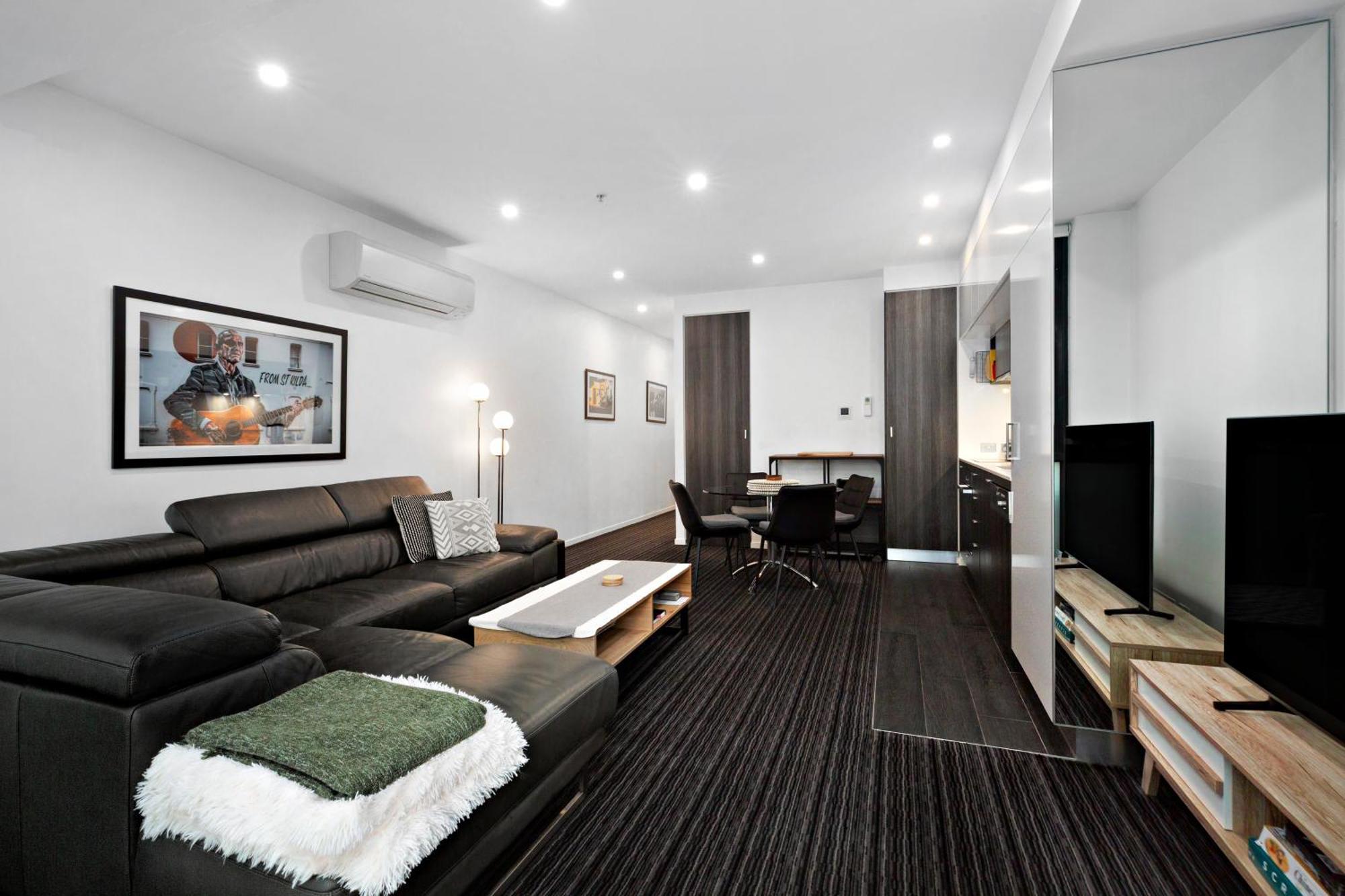 Modern Quiet 1 & 2 Bed Apt Opposite Albert Park Melbourne Buitenkant foto
